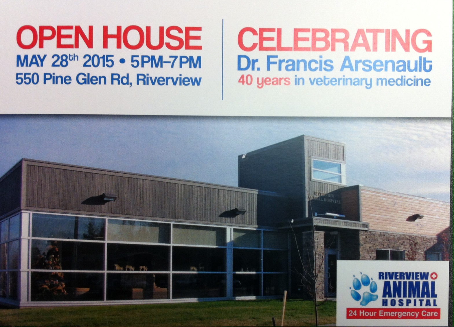 OPEN HOUSE at Riverview Animal Hospital: May 28th! - Riverview Animal  Hospital